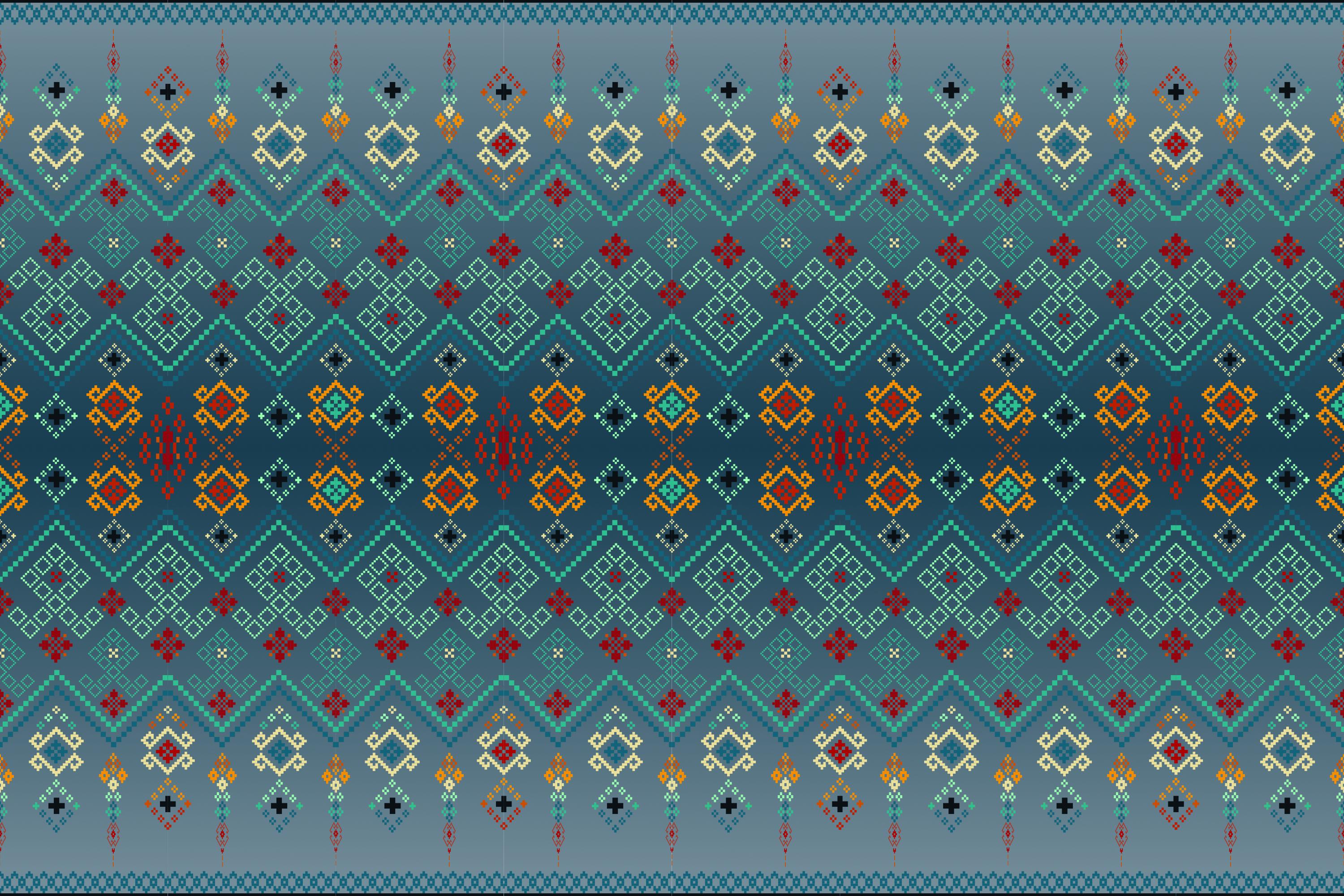 Traditional Geometric Ethnic Pattern Seamless Textile Design - Etsy