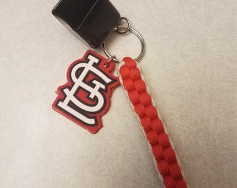 Buy St Louis Cardinals Baseball Leather Keychain Online in India