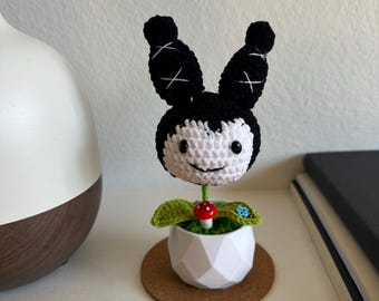 Crochet Kuromi Potted Plant