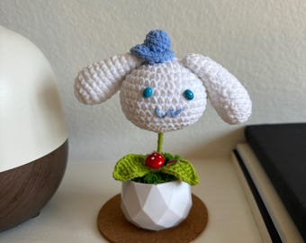 Crochet Cinnamoroll Potted Plant