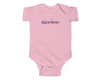 Body de bebê para o Halloween com fantasminha fofo, roupa de Halloween para recém-nascido, presente para o primeiro Halloween do bebê