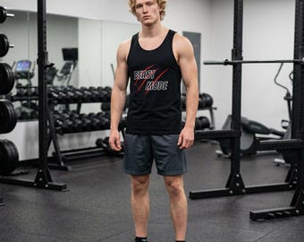 Beast Mode Fitness Tank Top — Motivational Gym Workout Tank for Men and Women