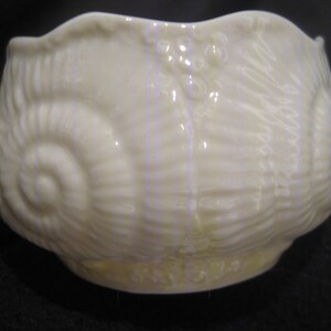 Vintage Belleek Creamer: Fine Porcelain Pottery, Ireland