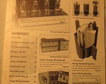 Vacuum Tube Valley issue 4 vol 1 spring/summer 1996