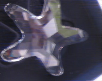 Vintage Swarovski Crystal Star Pendant: Rare Limited Edition