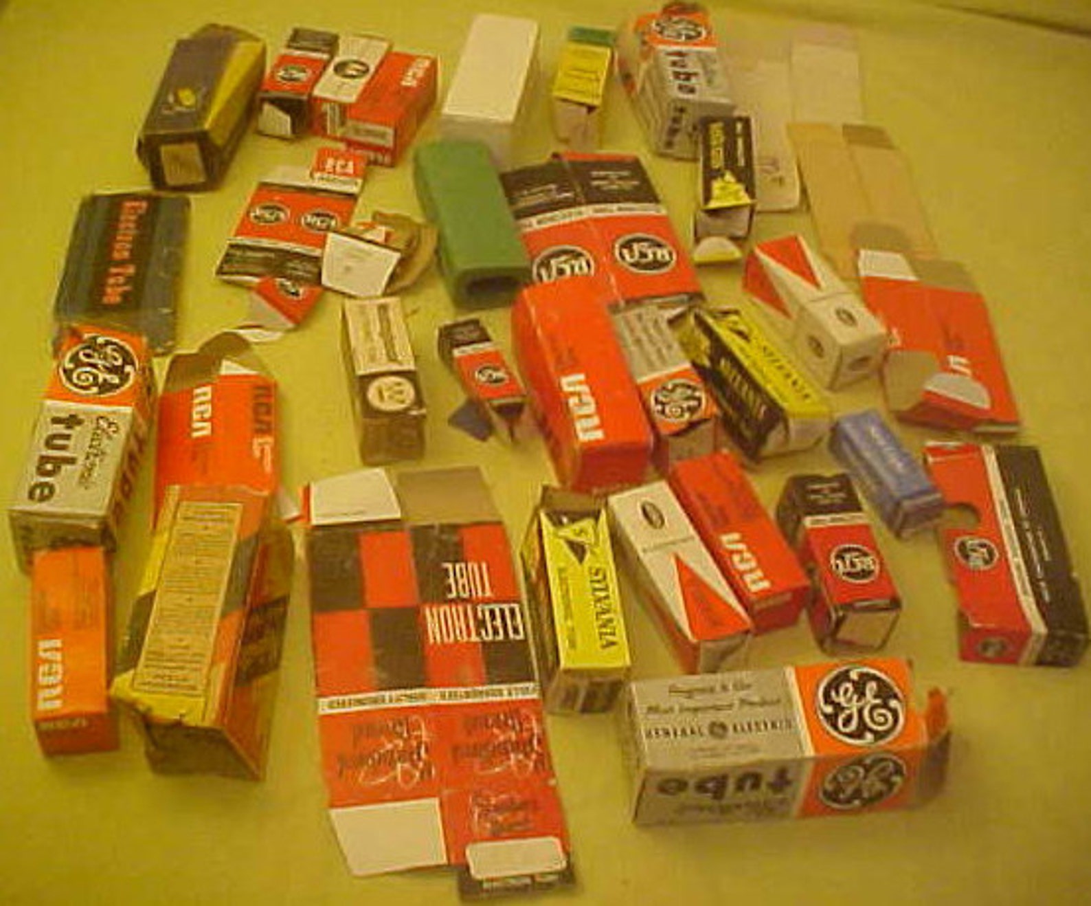Vacuum Tube Boxes 30s to 60s Vintage Lot of 33 Sale Etsy