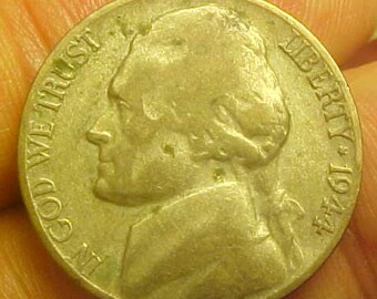 1944-P Silver War Nickel: 35% Silver Vintage Coin