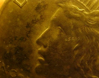 1924 Silver Peace Dollar VF20: CUD Error, Ghostly Toning