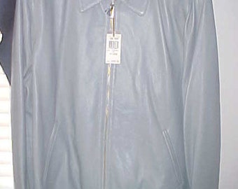 Vintage Alfani Lamb Leather Jacket XL - New Old Stock 90s