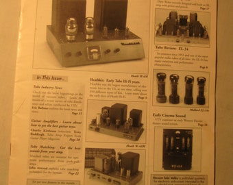 Vacuum Tube Valley issue 2 vol 1 Fall 1995  Covers: Guitar Amps , Heath , WE , etc