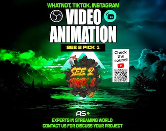 See 2 Pick 1 Animated Stream Overlay | TikTok, Whatnot, OBS (Digital Download)