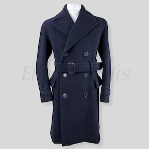 1940s Double Breasted Overcoat Wool - Etsy
