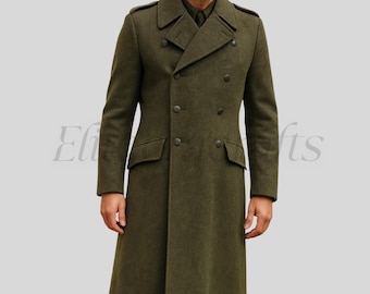 NEW Surplus US Gov Issue Overcoat AG44 Wool Gabardine Lined Army