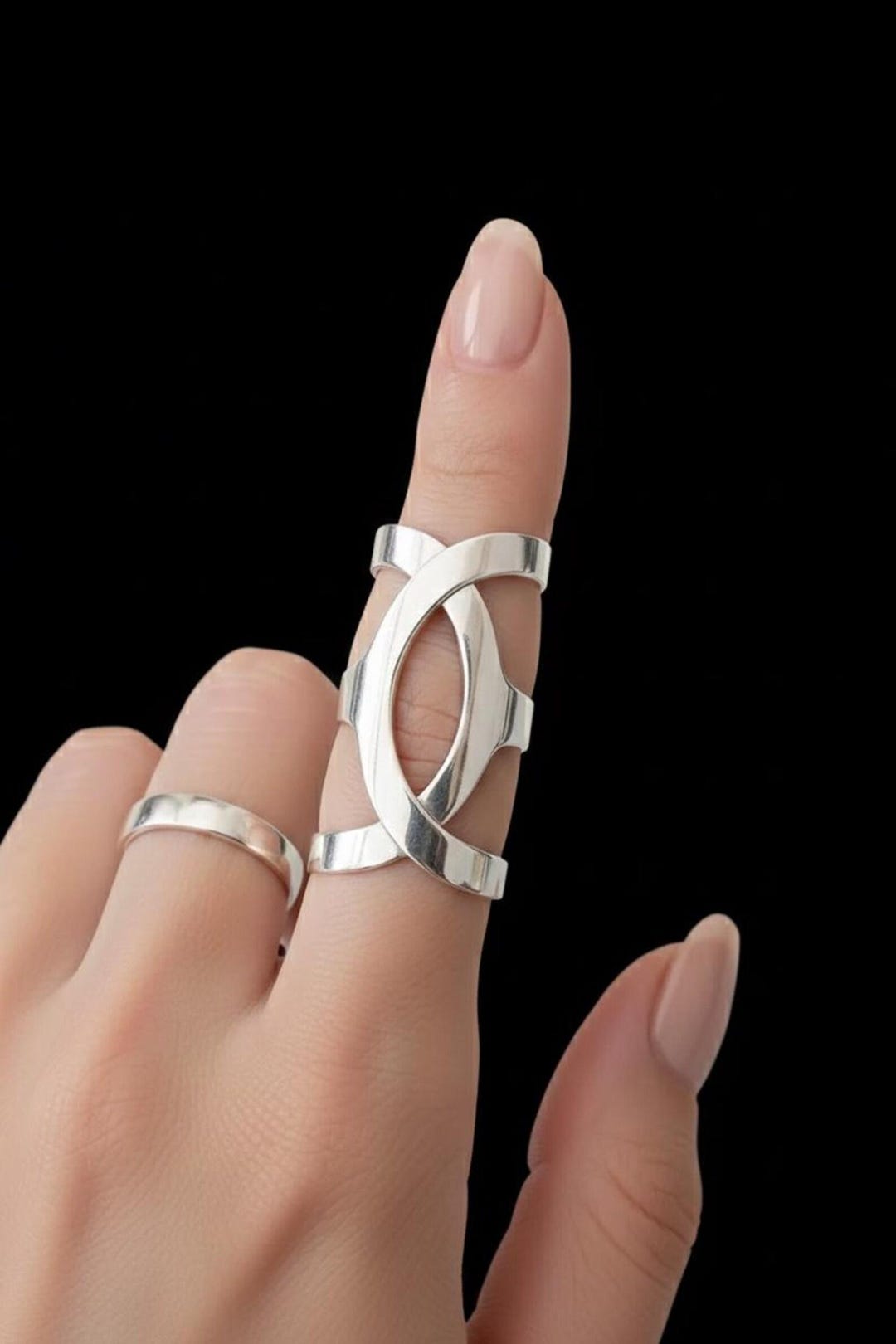 Gold Infinity Arthritis Splint Ring, Adjustable Joint Support Ring for ...