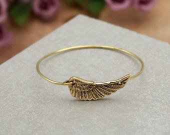 エンジェルウィングブレスレット 信仰のブレスレット 女性用 エンジェルブレスレット シルバートーン 信仰のジュエリー 愛する人への悲しみのジュエリー 悲しみのブレスレット エンジェルジュエリー