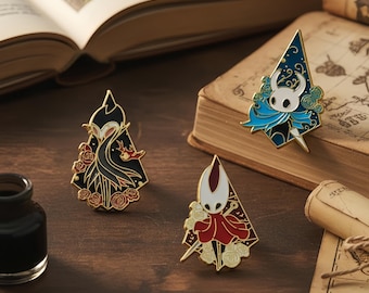 Hohlritter Zeichen Emaille Pin Set 3-teilig