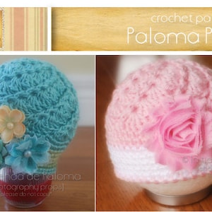 INSTANT DOWNLOAD - Crochet Vintage Swirl Hat Pattern - Baby hat pattern - Crochet vintage hat pattern