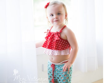 INSTANT DOWNLOAD - Crochet Pants Capris Coverup Swimsuit