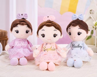 Personalized Baby Doll,Baby Doll Toy With Name,Custom Monogrammed Baby Doll Gift,Shower Gift,Newborn Girl Gift,Flower Girl Gift,Baby Gift