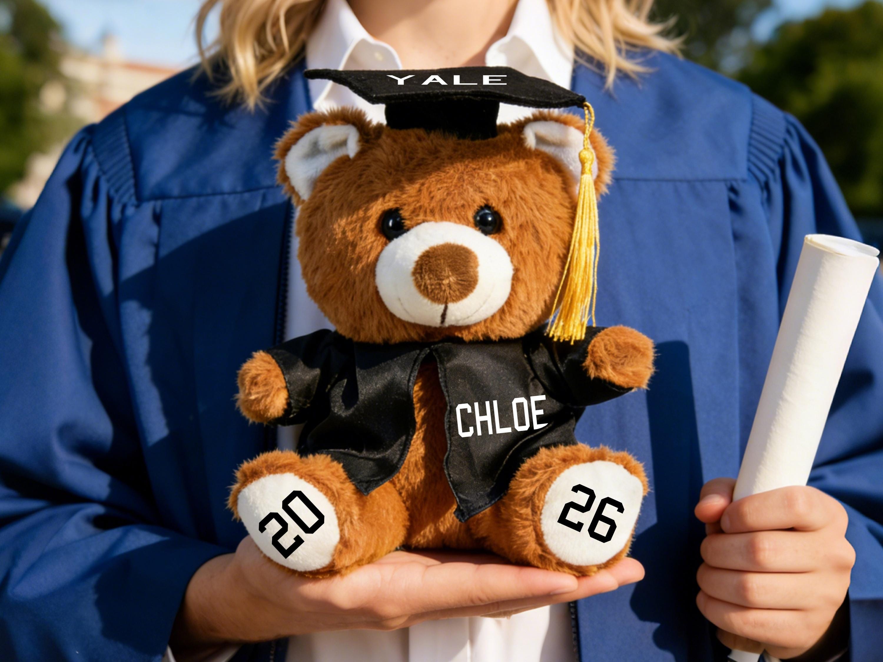 Personalized Graduation Teddy Bears Class of 2026 ,grad Bear With Name ...