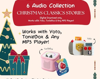 Christmas Classics Audio Story Collection MP3 for Yoto, Tonie Box! Instant Download!