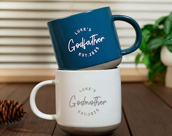 Personalized Godmother Godfather Mug, Ceramic Coffee Mug, Godfather Coffee Mug, Grandparents Mug, Godparent Appreciation Gifts