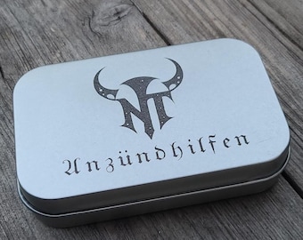 Tinderbox - Fire starter tin - Outdoor equipment storage tin