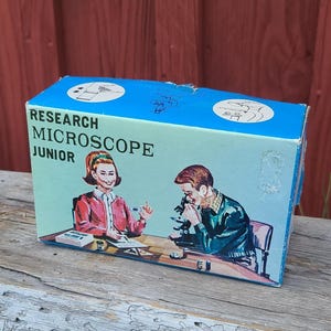 Antika mikroskop Vintage mikroskop Junior leksak #102