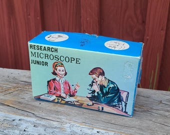 Antique Microscopes Vintage Microscope Junior Toy #102