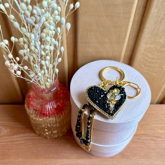 Beads Heart Keychain