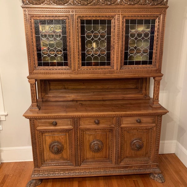 Antique Hutch Etsy