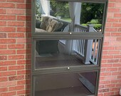 Vintage Metal Barrister Bookcase