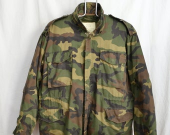 Casaco de camuflagem vintage pesado masculino extra grande camuflagem caça fadigas camuflagem edição militar verdadeiro inverno peso pesado