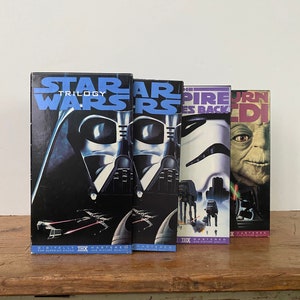 Star Wars Trilogy VHS Boxset Tape Cassette Video Box Set A New Hope Empire Strikes Back Return Of The Jedi
