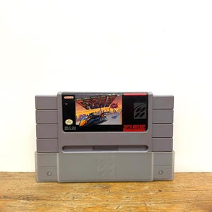 F-Zero SNES Video Game Cartridge Original Authentic Super Nintendo Entertainment System Vintage VTG F Zero