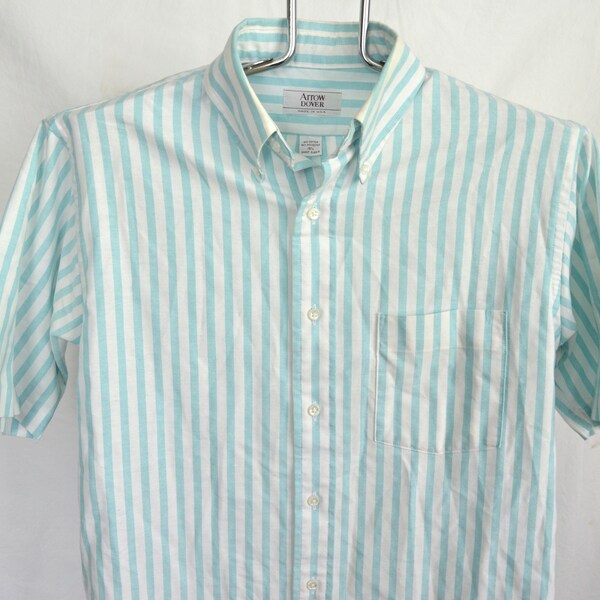 Green Striped Shirt Etsy