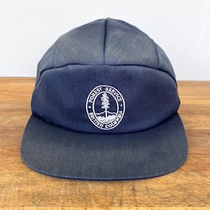 Gorra vintage azul del Servicio Forestal de Columbia Británica, unisex, para hombre y mujer, talla única, con cierre a presión, para parques nacionales de Columbia Británica y Canadá, VTG