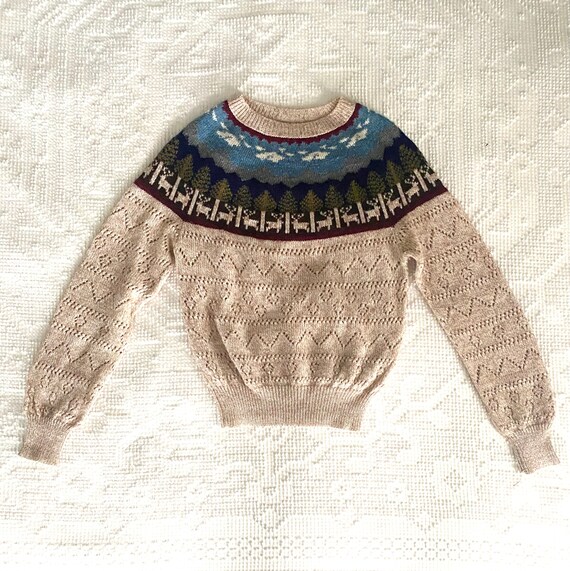 deer sweater womens