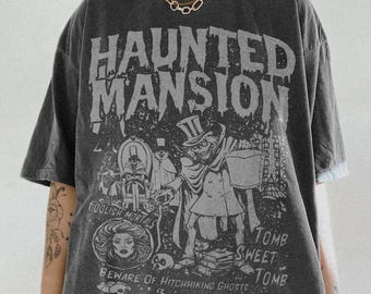 Vintage Haunted Mansion Shirt, Disney Halloween Tee, Foolish Mortal Comfort Colors Shirt, Disneyland Ghost Ride Tee, Spooky Disney Shirt