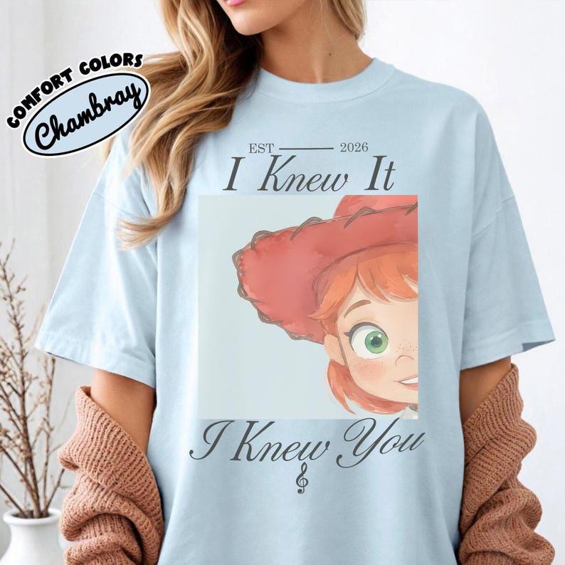 Comfort Colors® Retro Jessie Toy Story-tröja, Vintage I Knew It I Knew You-tröja, WDW Disneyland Toy Story-familjematchningtröja bild 3