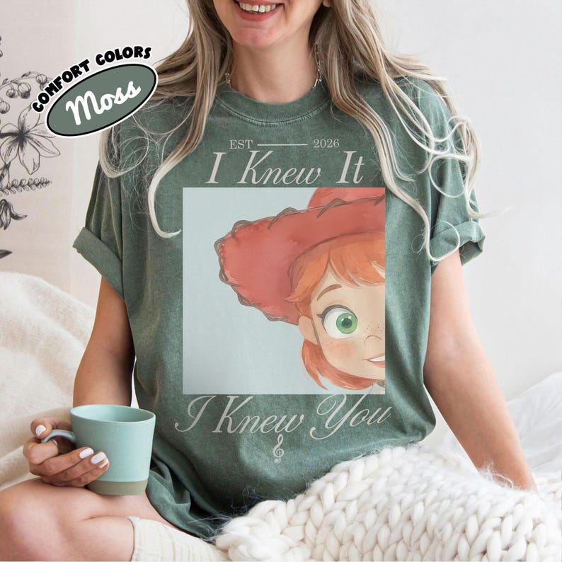 Comfort Colors® Retro Jessie Toy Story-tröja, Vintage I Knew It I Knew You-tröja, WDW Disneyland Toy Story-familjematchningtröja bild 6