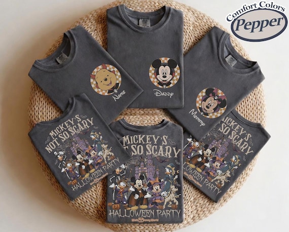 Custom Mickey’s Not So Scary Halloween Party Shirt, Disney Family Halloween Shirts, Mickey Halloween Tee, Disney Halloween Vacation
