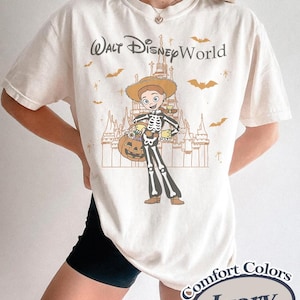 Comfort Colors ディズニー ハロウィン ファミリーシャツ、ミッキーマウス ハロウィン Tシャツ、ウォルト・ディズニー・ワールド シャツ、ディズニー パンプキン シャツ、ディズニー バケーション Tシャツ 画像 4