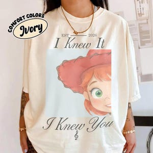 Comfort Colors® Retro Jessie Toy Story-tröja, Vintage I Knew It I Knew You-tröja, WDW Disneyland Toy Story-familjematchningtröja bild 1