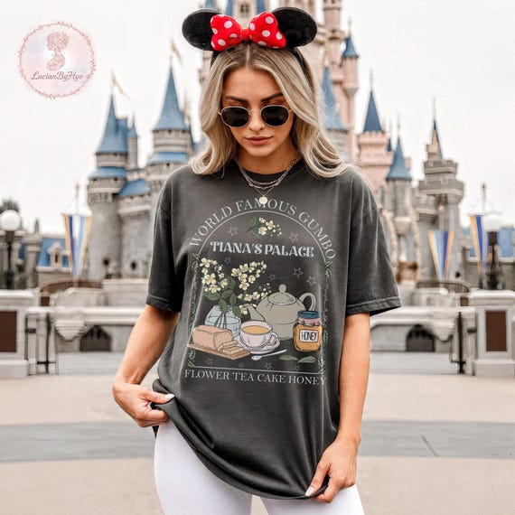 Vintage Tiana’s Palace Disney Shirt, Princess Frog Foodie Tee, New Orleans Inspired Disney Park Outfit, Gift for Disney Lovers