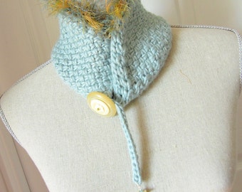 PDF Knitting Pattern - Scarf / Collar - Sassy