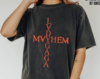 Lady Gaga Comfort Colors Shirt, Mayhem Ball Tour 2026 Sweatshirt