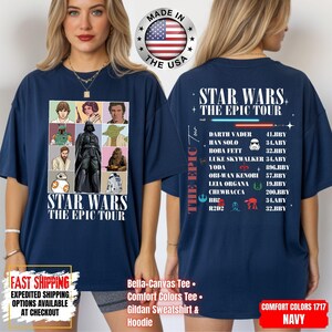 Disney Star Wars Shirt, Mandalorian Sweatshirt, Darth Vader Comfort Colors Shirt, Chewbacca Shirt, Star Jedi Shirt, Luke Skywalker Shirt Bild 13