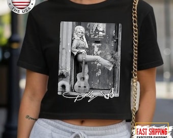Vintage Dolly Parton Crop Top, Country Music Crop Top, What Would Dolly Do, Dolly Parton Tour Crop Top