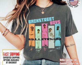Comfort Colors Backstreet Boys Millennium Shirt, Concert Backstreet Boys Millennium Tour, Backstreet Boys Print, Backstreet Fan Merch Gift